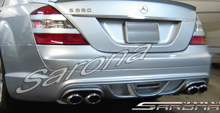 Custom Mercedes S Class Rear Bumper  Sedan (2007 - 2013) - $690.00 (Part #MB-029-RB)